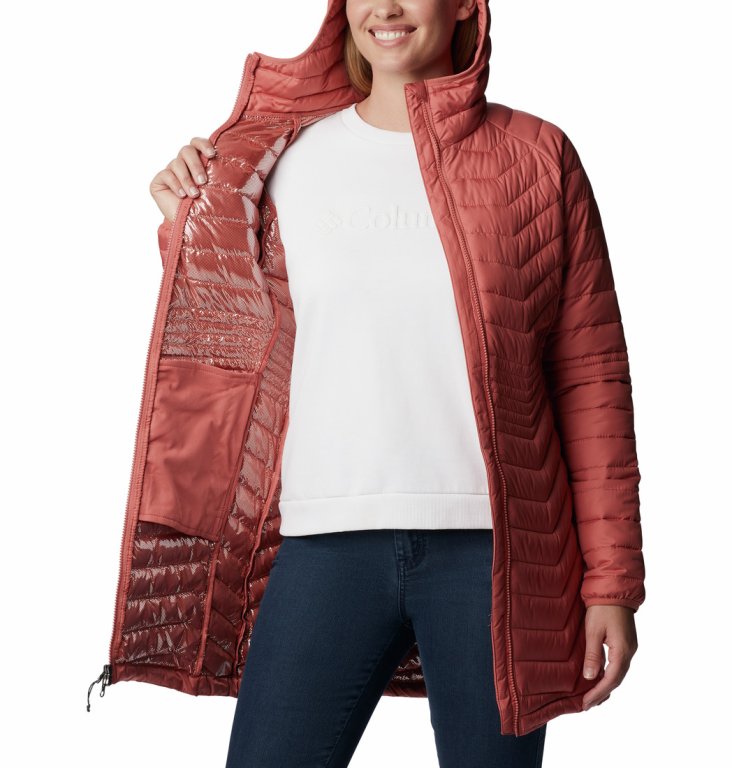 Куртка Columbia Powder Lite™ Mid Jacket W - темна пудра