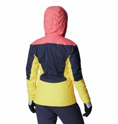 Куртка Columbia Rosie Run™ Insulated Jacket W - жовтий/рожевий/блакитний