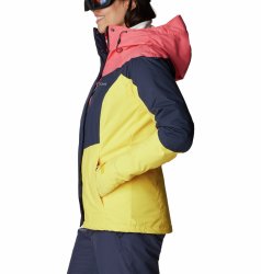 Куртка Columbia Rosie Run™ Insulated Jacket W - жовтий/рожевий/блакитний
