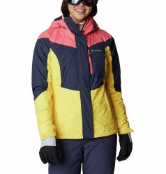 Куртка Columbia Rosie Run™ Insulated Jacket W - жовтий/рожевий/блакитний