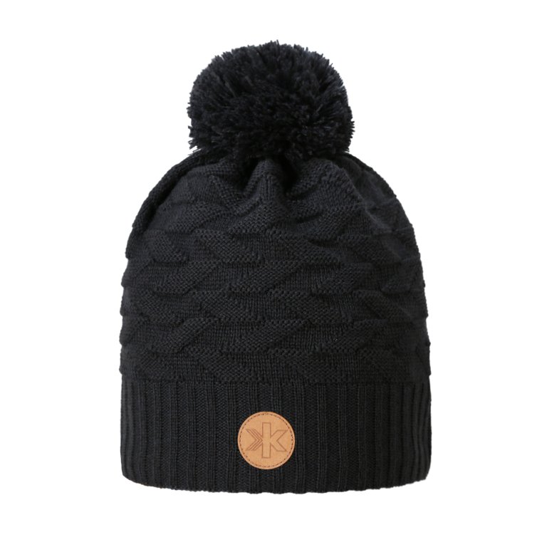 Шапка Kama Kamakadze Merino AW71 - чорна