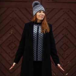 Шапка Kama Merino A158 W - синя