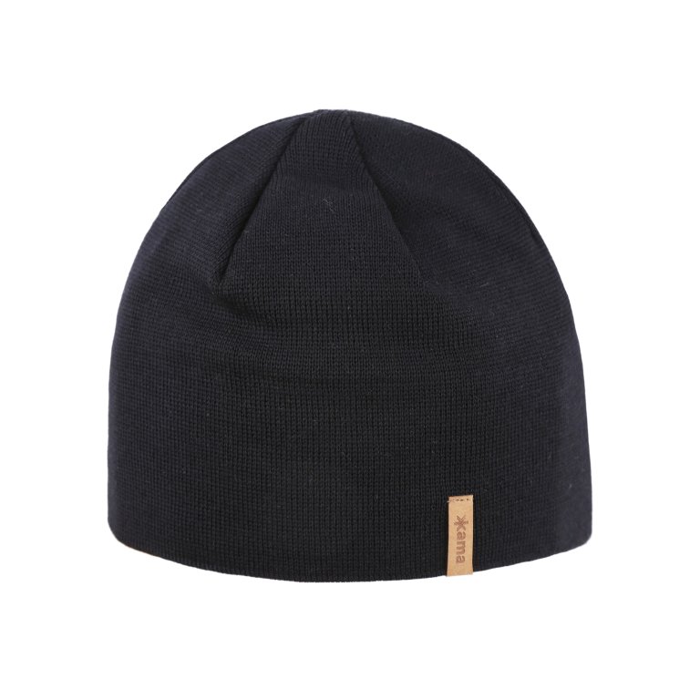 Шапка Kama Merino A02 - чорна