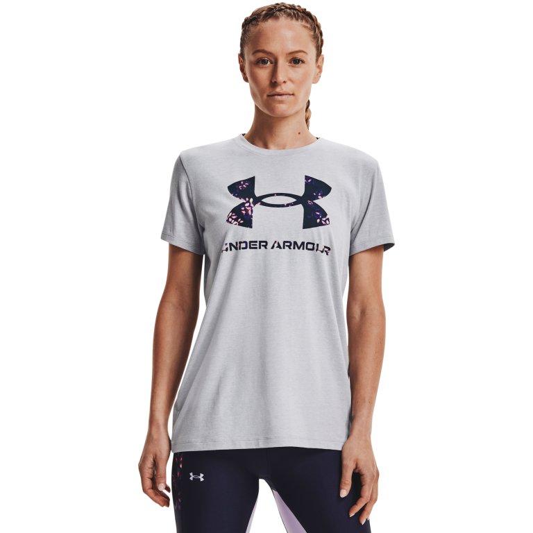 Футболка Under Armour Live Sportstyle Graphic SSC - сіра
