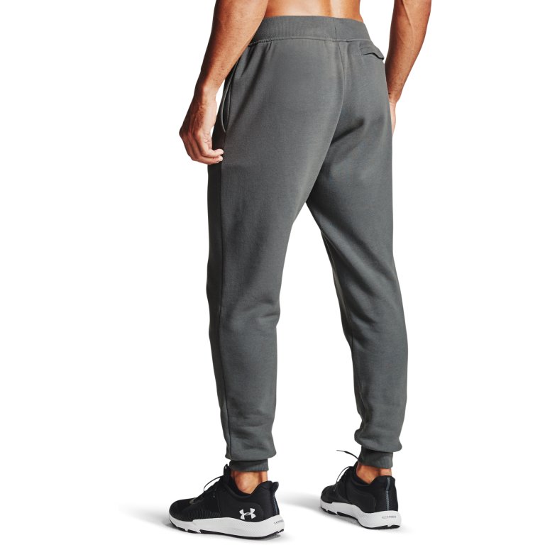Tepláky Under Armour Rival Cotton Jogger M - šedá