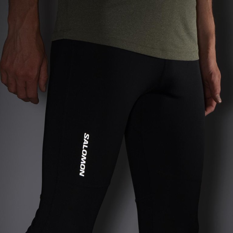 Легінси Salomon Cross Run Tight Leggings M - чорний