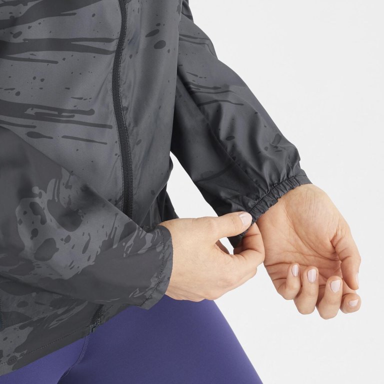 Куртка Salomon Bonatti Cross FZ Hoodie W - чорний/сірий