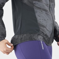 Куртка Salomon Bonatti Cross FZ Hoodie W - чорний/сірий