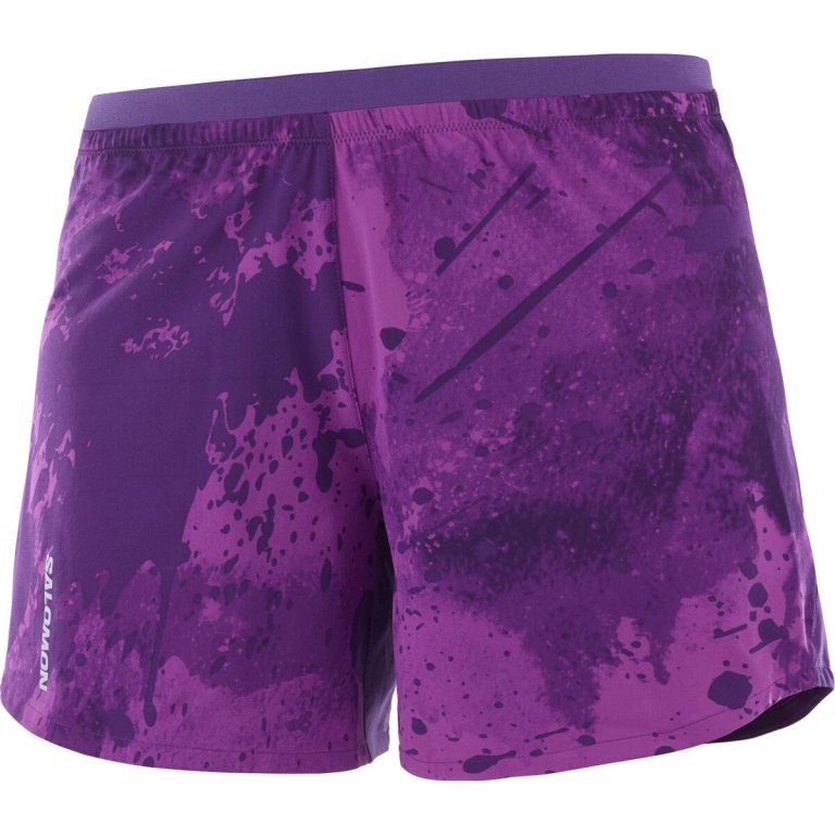 Шорти Salomon Cross 5" Short W - фіолетовий