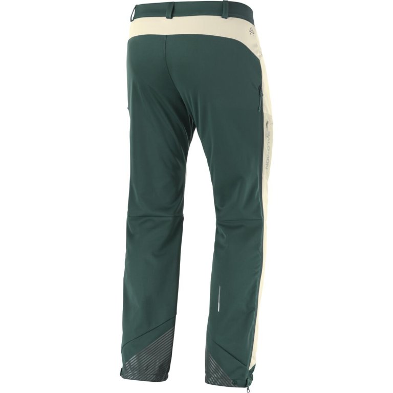 Штани Salomon MTN GTX® Softshell - бежевий/зелений