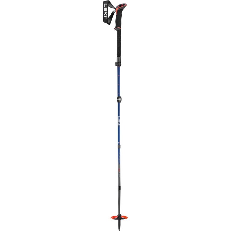 Палиці Leki Sherpa FX Carbon 110 - 130 см - синьо/червоні
