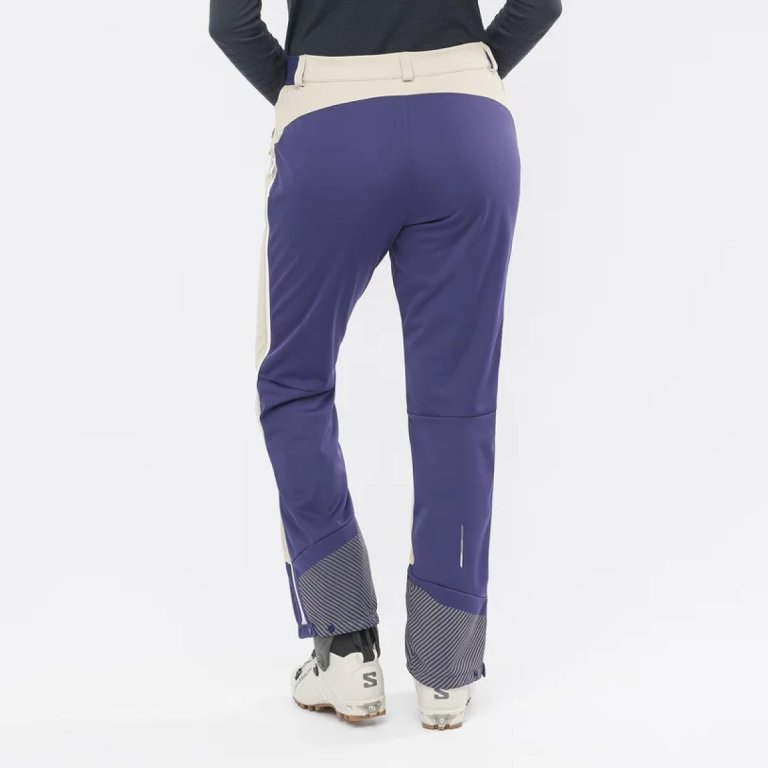 Штани Salomon MTN GTX® Softshell Pant W - білий/синій
