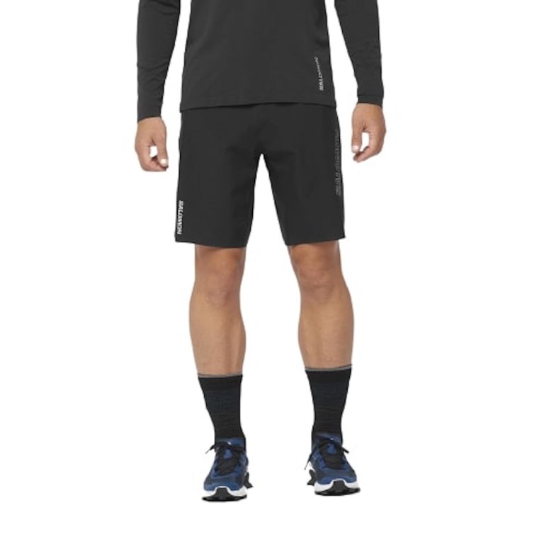 Шорти Salomon Bonatti Trail Shorts - чорні