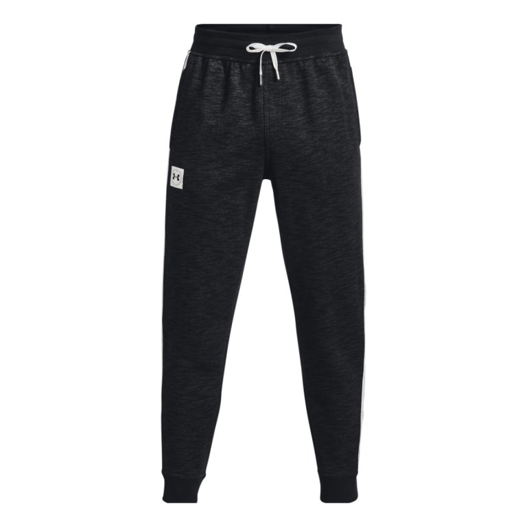 Штани спортивні чоловічі Under Armour UA Essential Heritge Flc Jgr M - чорні