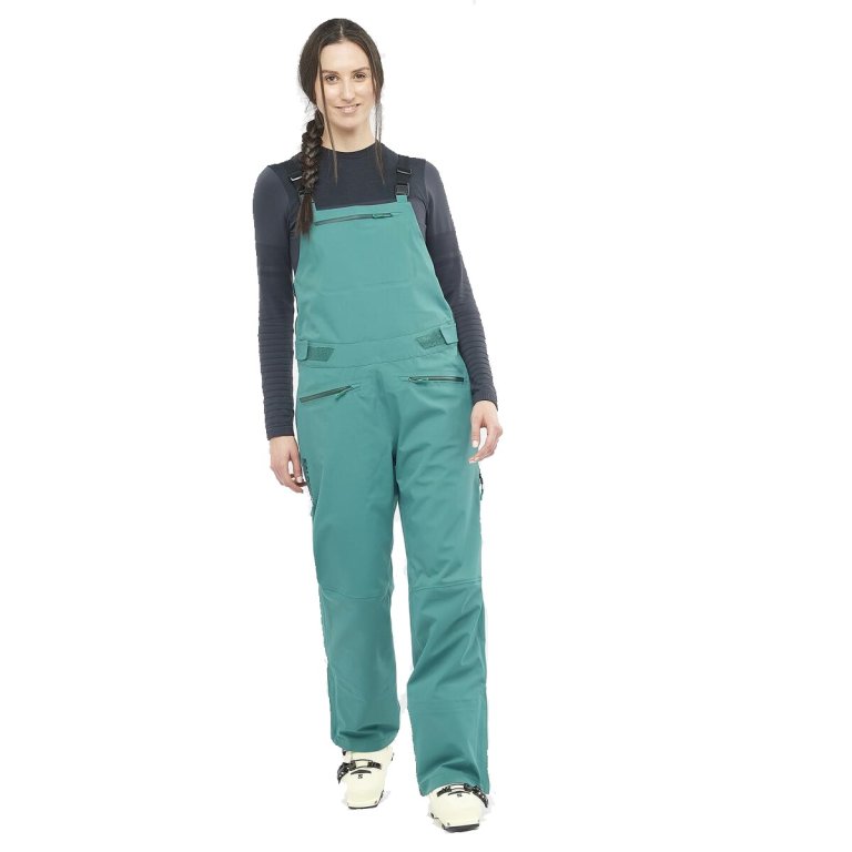 Штани Salomon Stance 3L Shell Pant W - зелені