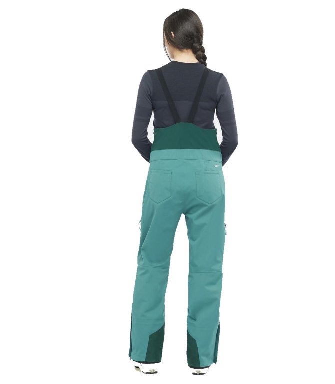 Штани Salomon Stance 3L Shell Pant W - зелені