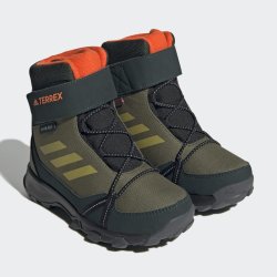 Взуття дитяче Adidas Terrex Snow CF R. Rdy U - оливкові/чорні