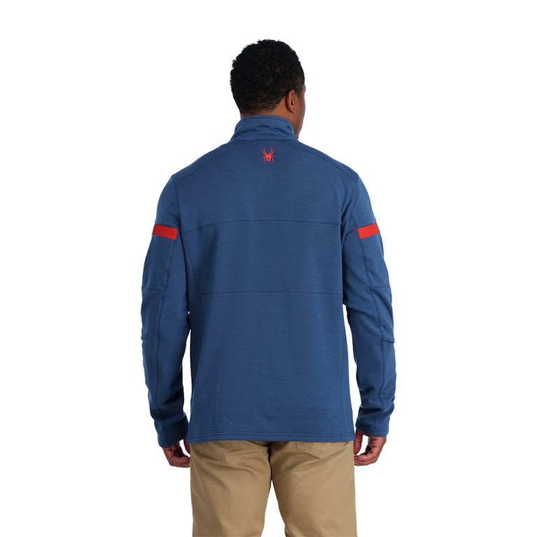 Mikina Spyder Speed Full Zip M - tmavě modrá