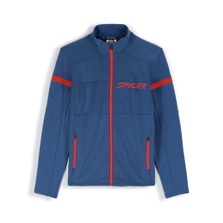 Mikina Spyder Speed Full Zip M - tmavě modrá