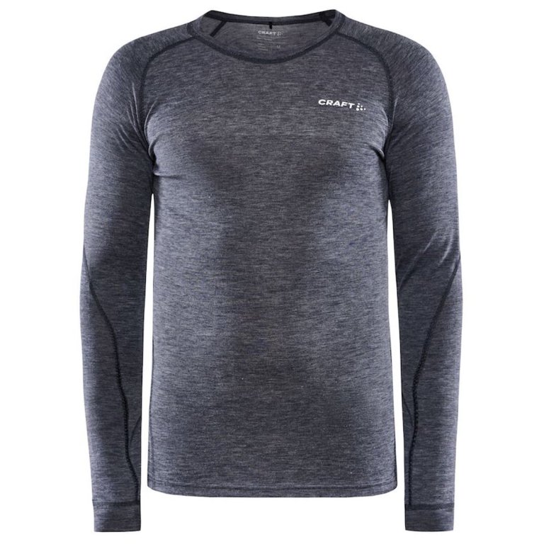 Футболка Craft Core Wool Merino LS M - сіра