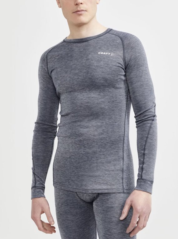 Футболка Craft Core Wool Merino LS M - сіра