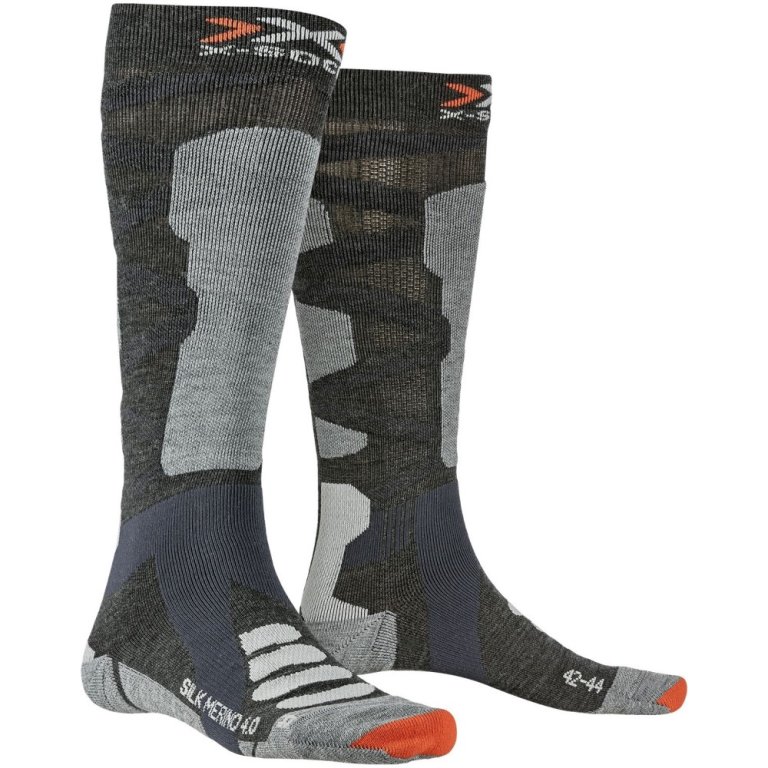 Шкарпетки X-Bionic Ski Silk Merino 4.0 - сірі