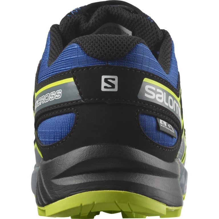 Взуття Salomon Speedcross Cswp J - синій/зелений