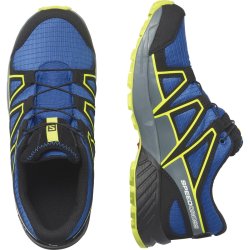 Взуття Salomon Speedcross Cswp J - синій/зелений