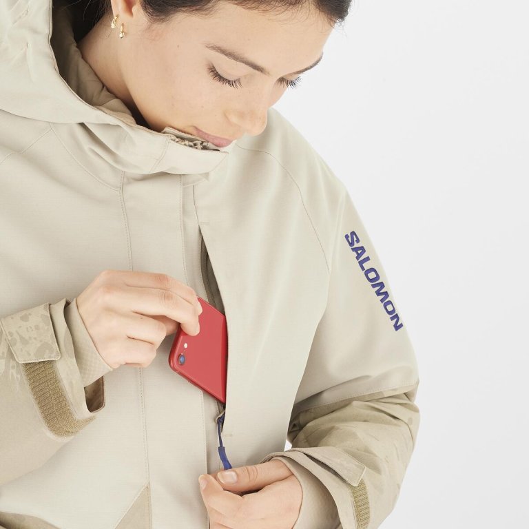 Куртка Salomon Snow Rebel Jacket W - коричнева