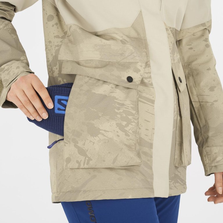 Куртка Salomon Snow Rebel Jacket W - коричнева