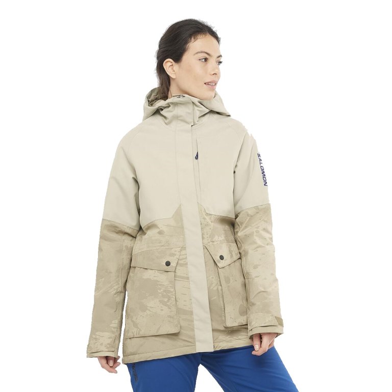 Куртка Salomon Snow Rebel Jacket W - коричнева
