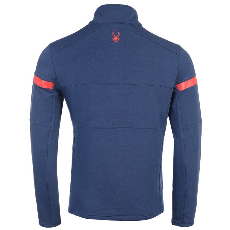 Mikina Spyder Speed Full Zip M - tmavě modrá