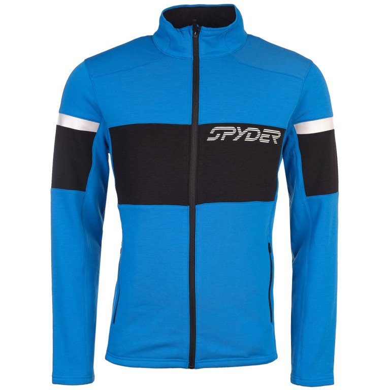 Mikina Spyder Speed Full Zip M - modrá
