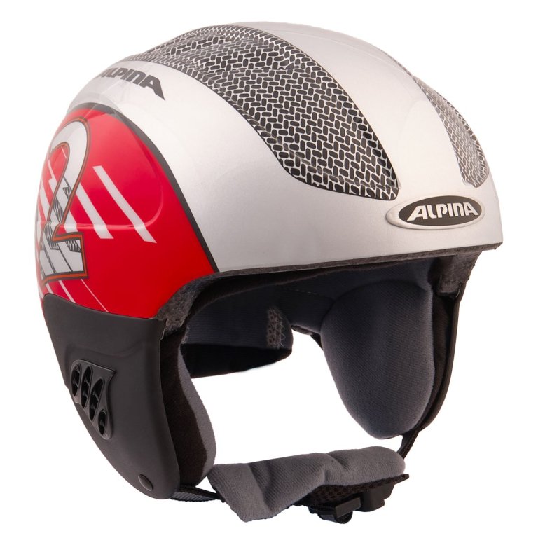 Helma Alpina Carat Jr - šedá/červená