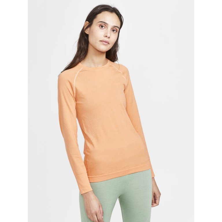 Футболка Craft Core Dry Active Comfort LS W - помаранчева