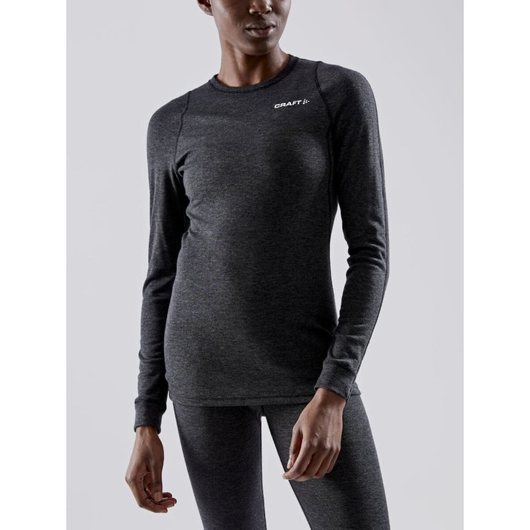 Футболка Craft Core Wool Merino LS W - чорна