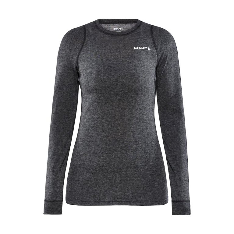 Футболка Craft Core Wool Merino LS W - чорна