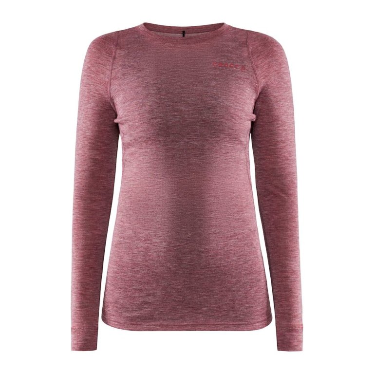 Футболка Craft Core Wool Merino LS W - рожева