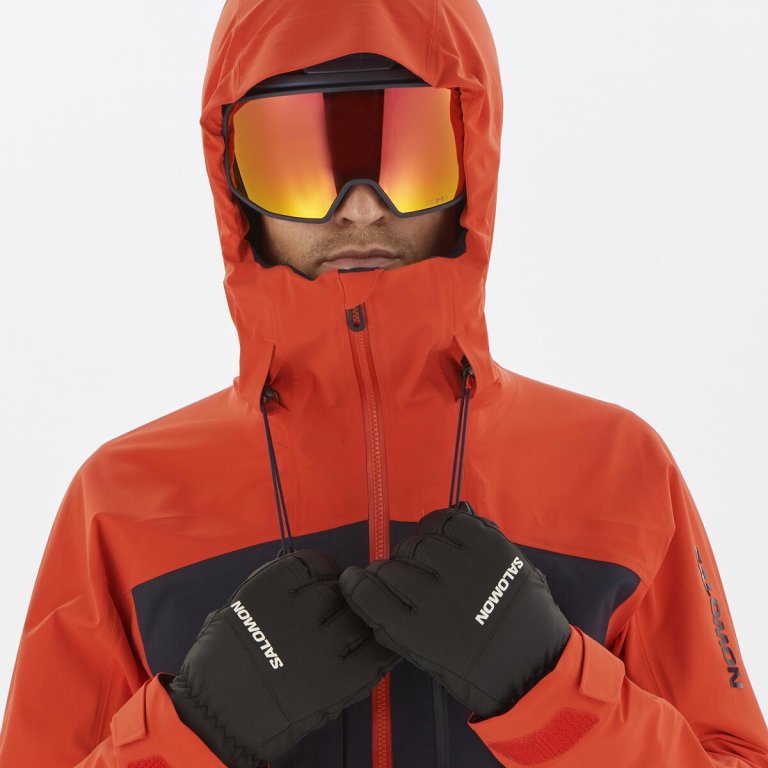 Куртка Salomon Force 3L JKT M - помаранчева/синя