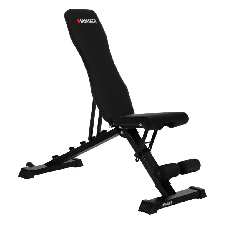 Posilovací lavice Hammer Folding Bench Force 2.0 - černá