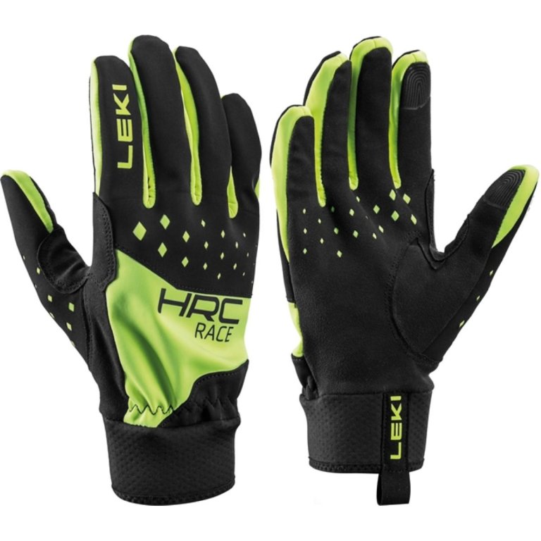 Рукавиці Leki HRC Race Gloves - чорно/жовті
