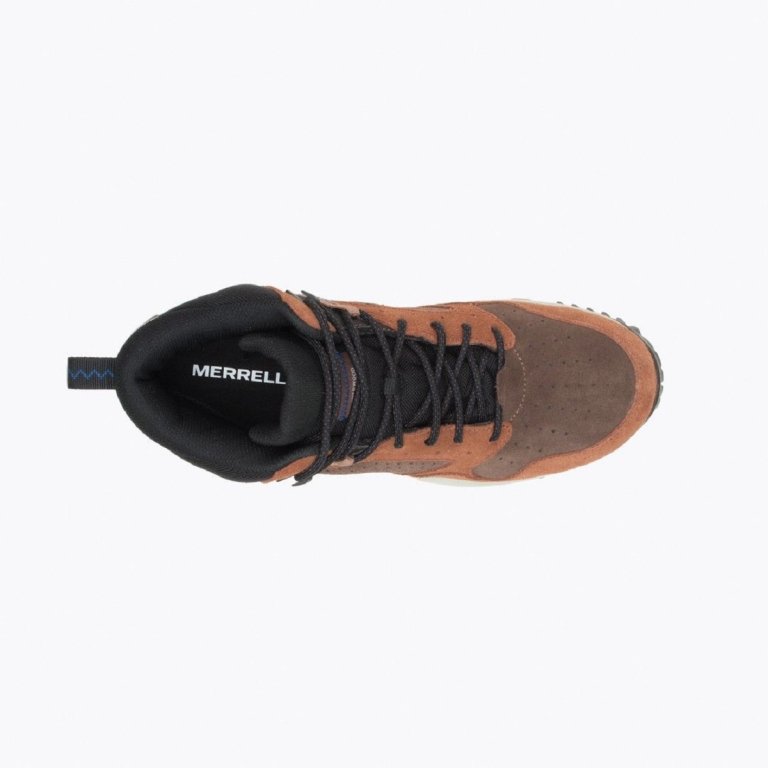 Взуття Merrell Wildwood Sneaker Boot Mid WP M - коричневе