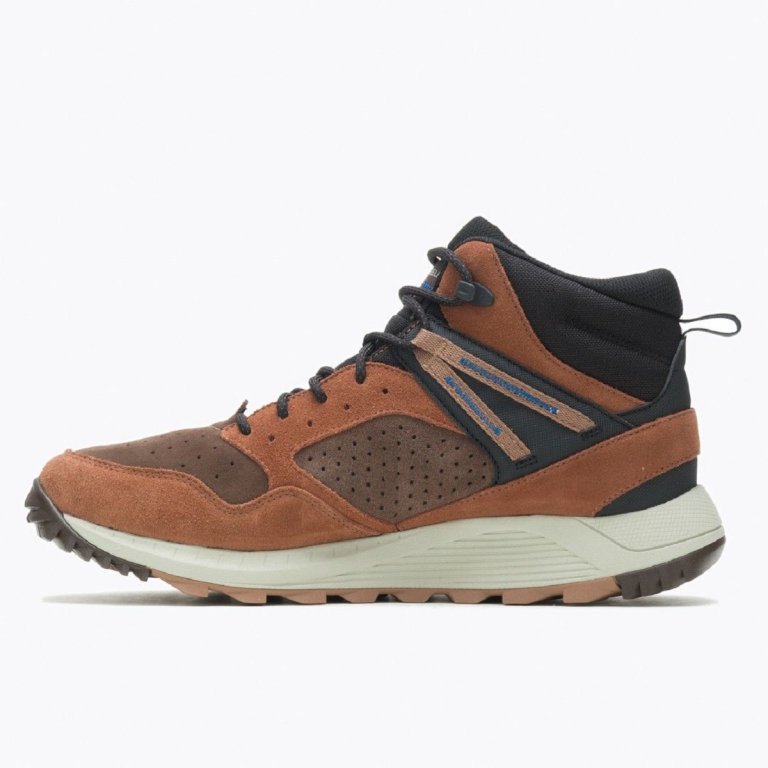 Взуття Merrell Wildwood Sneaker Boot Mid WP M - коричневе