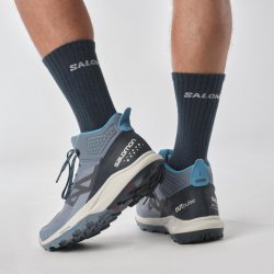 Кросівки високі Salomon Outpulse Mid GTX M - темно-блакитні