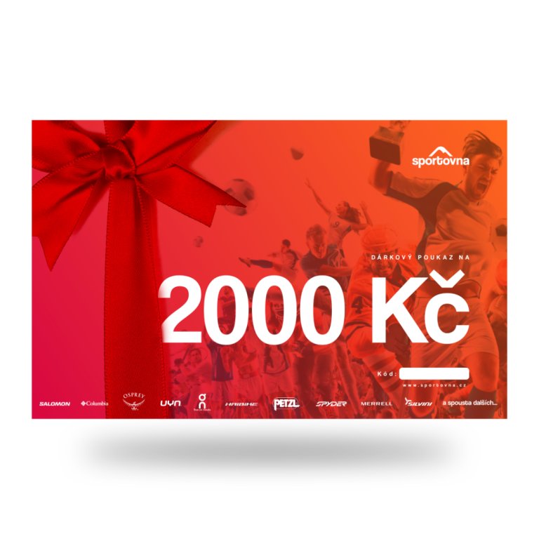 Poukaz 2000 Kč na nákup na eshopu sportovna.cz