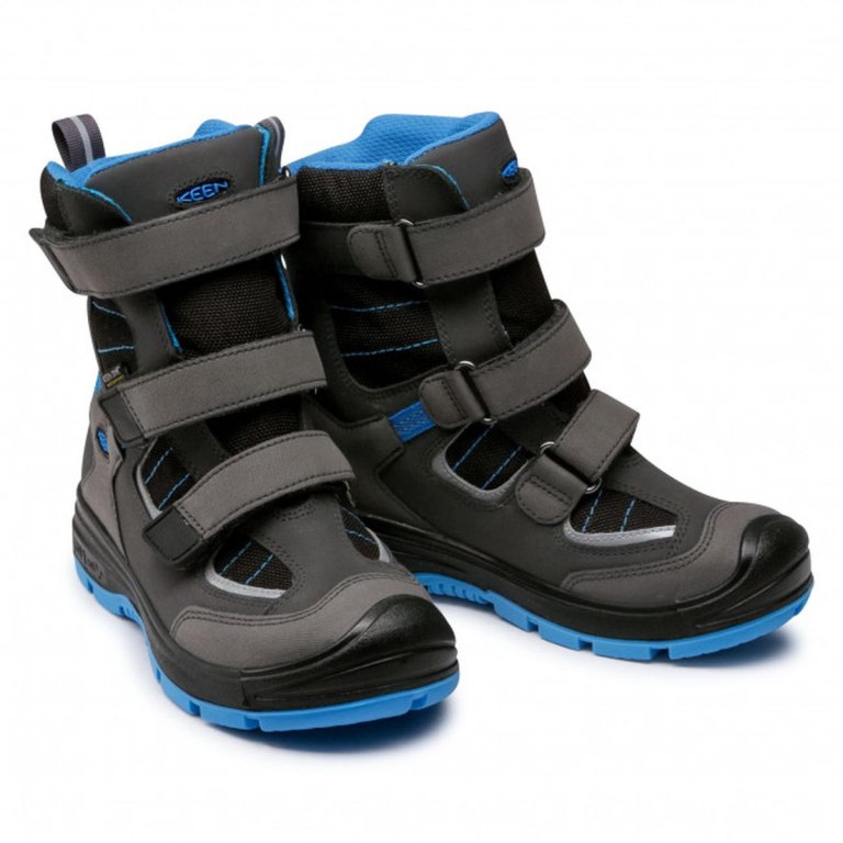 Взуття дитяче Keen Redwood Winter WP J - сіре/сине