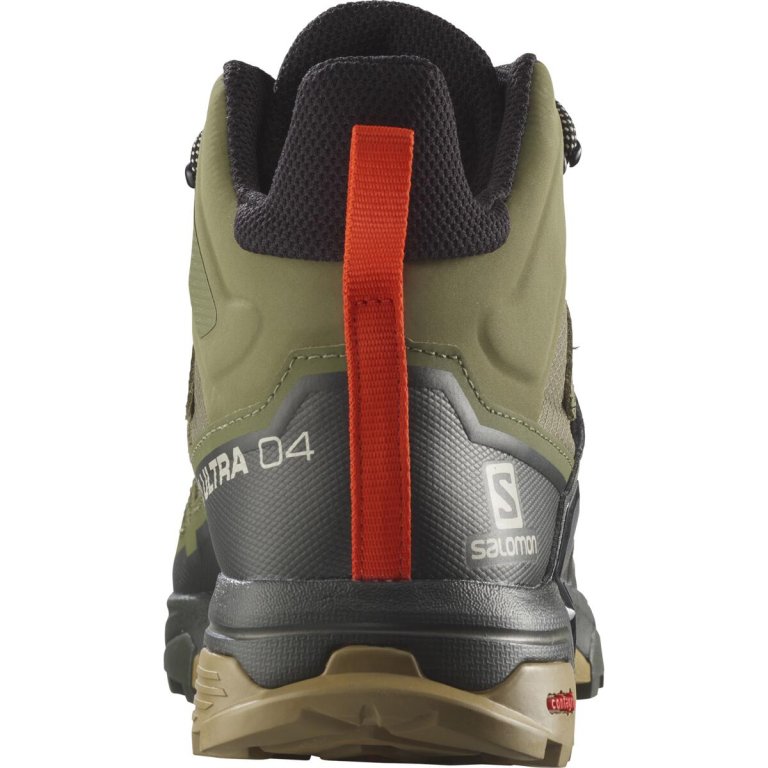 Взуття Salomon X Ultra 4 Mid Wide GTX M - зелені/чорні