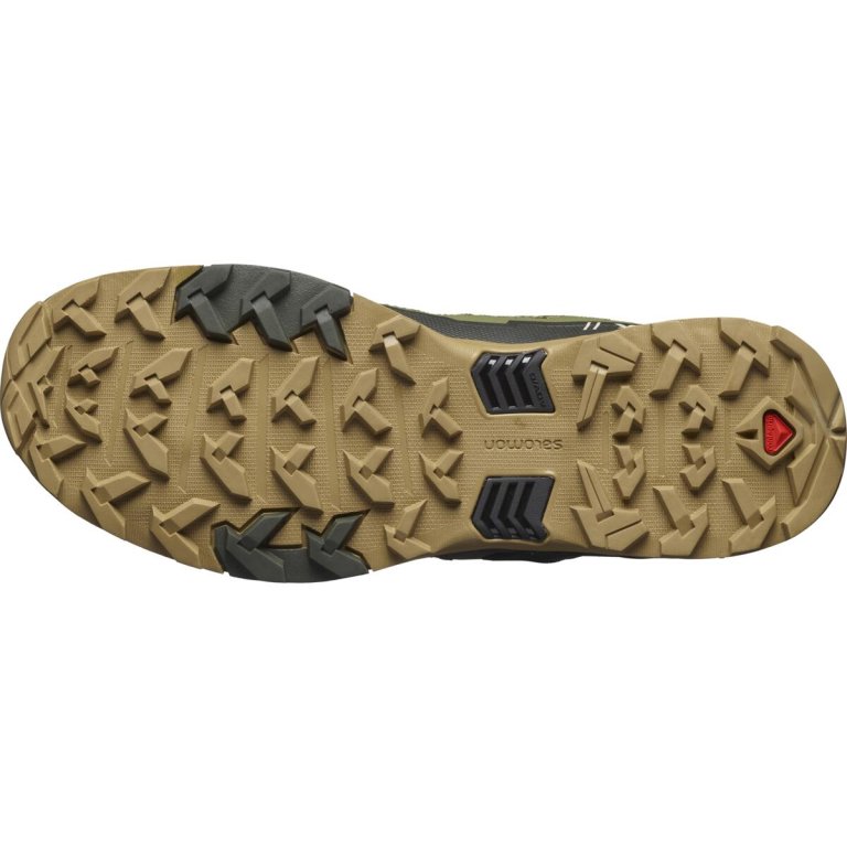 Взуття Salomon X Ultra 4 Mid Wide GTX M - зелені/чорні