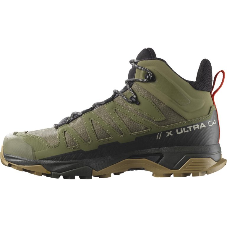 Взуття Salomon X Ultra 4 Mid Wide GTX M - зелені/чорні