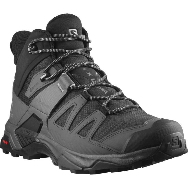Взуття Salomon X ULTRA 4 MID WIDE GTX M - чорне